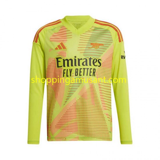 Maillot de Foot Arsenal Gardien Homme Domicile 2024-2025 Manche Longue