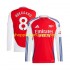 Maillot de Foot Arsenal Martin Odegaard 8 Homme Domicile 2024-2025 Manche Longue