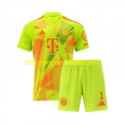 Maillot de Foot Bayern Munich Manuel Neuer 1 Gardien Enfant Domicile 2024-2025 Manche Courte