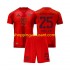 Maillot de Foot Bayern Munich Thomas Muller 25 Enfant Domicile 2024-2025 Manche Courte