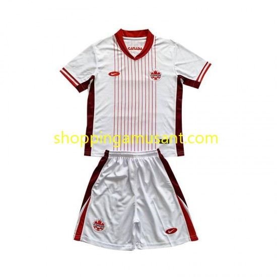 Maillot de Foot Canada Enfant Extérieur 2024 Manche Courte