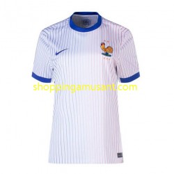 Maillot de Foot France Féminine Extérieur Euro 2024 Manche Courte