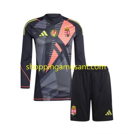 Maillot de Foot Hongrie Gardien Enfant Domicile Euro 2024 Manche Longue