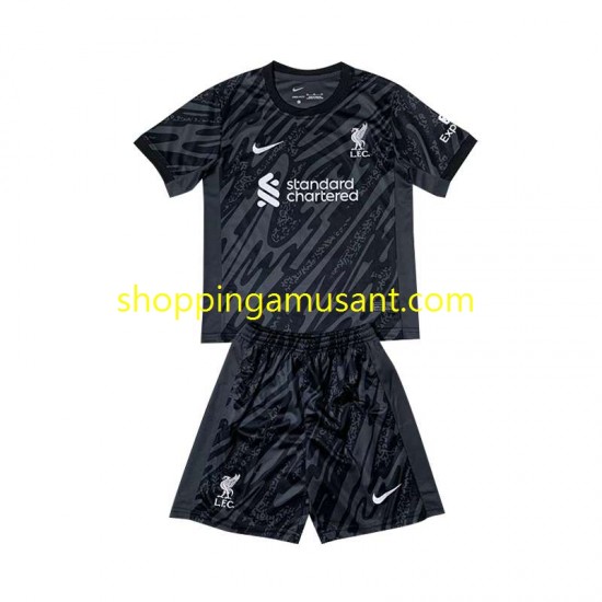 Maillot de Foot Liverpool Gardien Enfant Domicile 2024-2025 Manche Courte