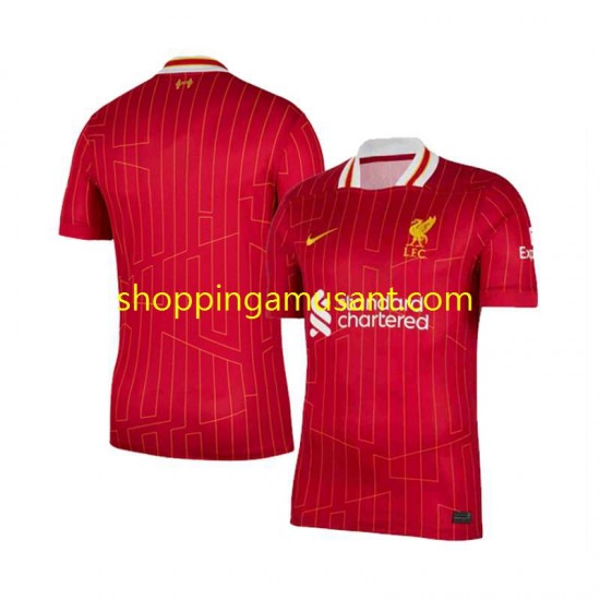 Maillot de Foot Liverpool Homme Domicile 2024-2025 Manche Courte