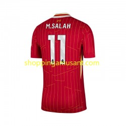 Maillot de Foot Liverpool Mohamed Salah 11 Homme Domicile 2024-2025 Manche Courte