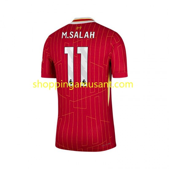 Maillot de Foot Liverpool Mohamed Salah 11 Homme Domicile 2024-2025 Manche Courte