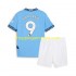 Maillot de Foot Manchester City Erling Haaland 9 Enfant Domicile 2024-2025 Manche Courte