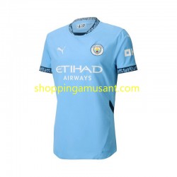 Maillot de Foot Manchester City Homme Domicile 2024-2025 Manche Courte