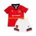 Maillot de Foot Manchester United Rétro Enfant Domicile 1994 Manche Courte
