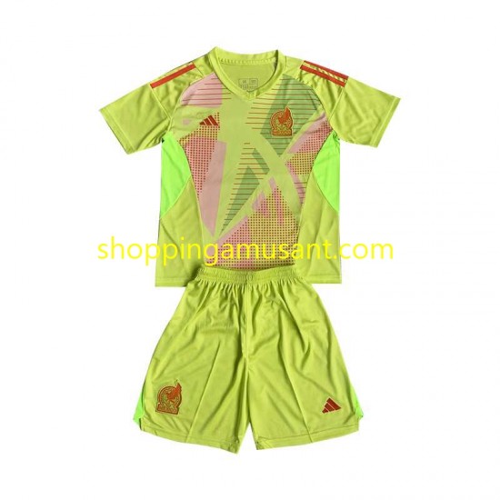Maillot de Foot Mexique Gardien Enfant Extérieur 2024 Manche Courte