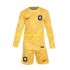 Maillot de Foot Pays-Bas Gardien Enfant Extérieur Euro 2024 Manche Longue