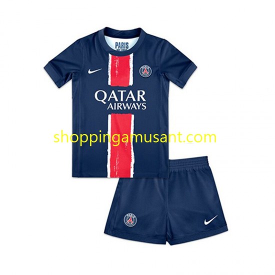 Maillot de Foot Paris Saint-Germain Enfant Domicile 2024-2025 Manche Courte