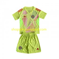 Maillot de Foot Écosse Gardien Enfant Domicile Euro 2024 Manche Courte