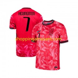 Maillot de Foot Corée du Sud Heungmin 7 Homme Domicile 2024 Manche Courte