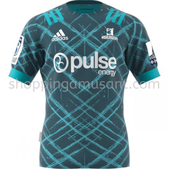 Maillot Rugby Dunedin Highlanders Extérieur 2020 Manche Courte