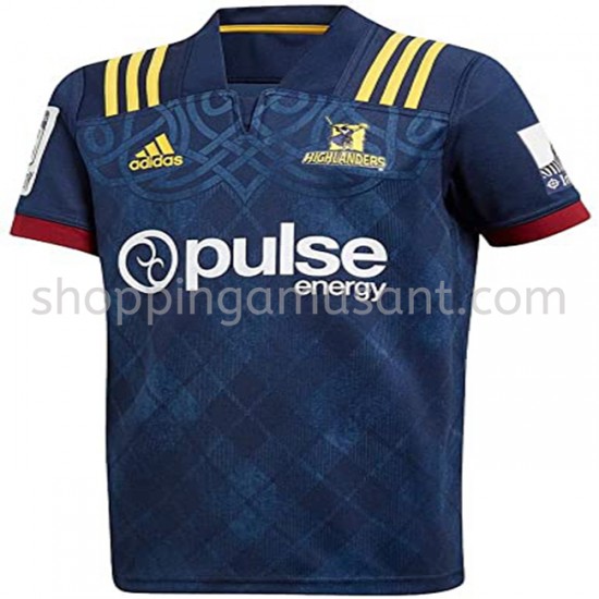 Maillot Rugby Dunedin Highlanders Domicile 2020 Manche Courte