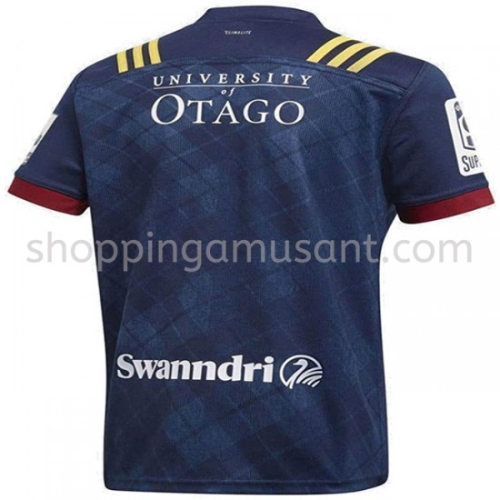 Maillot Rugby Dunedin Highlanders Domicile 2020 Manche Courte