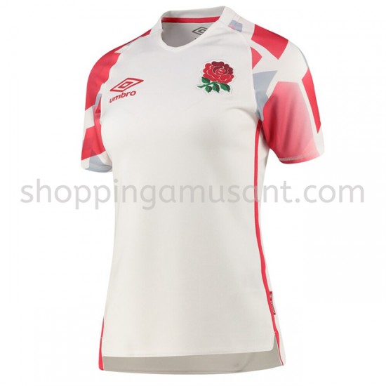 Maillot Rugby Angleterre 7S Féminine Domicile 2020-2021 Manche Courte