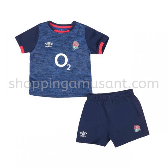 Maillot Rugby Angleterre Enfant Extérieur 2020-2021 Manche Courte