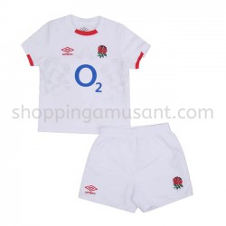 Maillot Rugby Angleterre Enfant Domicile 2020-2021 Manche Courte