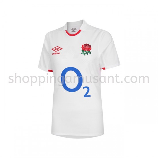 Maillot Rugby Angleterre Féminine Domicile 2020-2021 Manche Courte