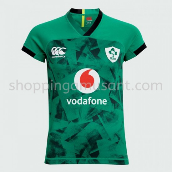 Maillot Rugby Irlande Féminine Domicile 2020-2021 Manche Courte