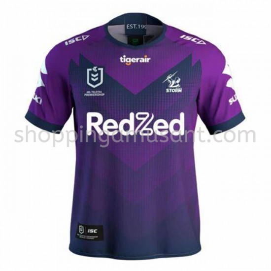 Maillot Rugby Melbourne Storm Domicile 2020 Manche Courte