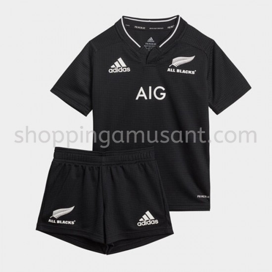 Maillot Rugby Nouvelle-Zélande Enfant Domicile 2020-2021 Manche Courte
