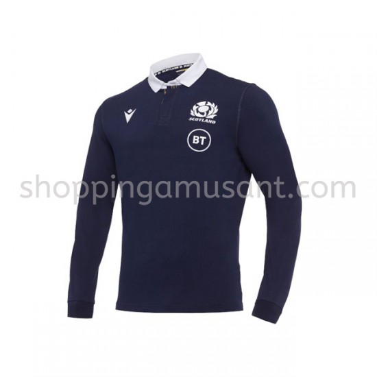 Maillot Rugby Écosse Domicile 2020-2021 Manche Longue