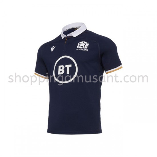 Maillot Rugby Écosse Domicile 2020-2021 Manche Courte