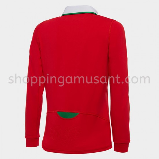 Maillot Rugby Pays de Galles Classic Domicile 2020-2021 Manche Longue